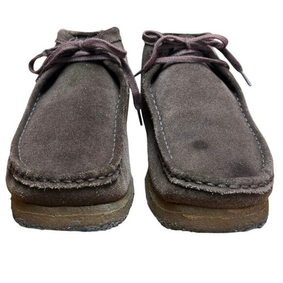 Clarks Original Men’s Brown Suede Wallabee Desert Chukka Boots Size 10 1/2 Flaws - Picture 4 of 10